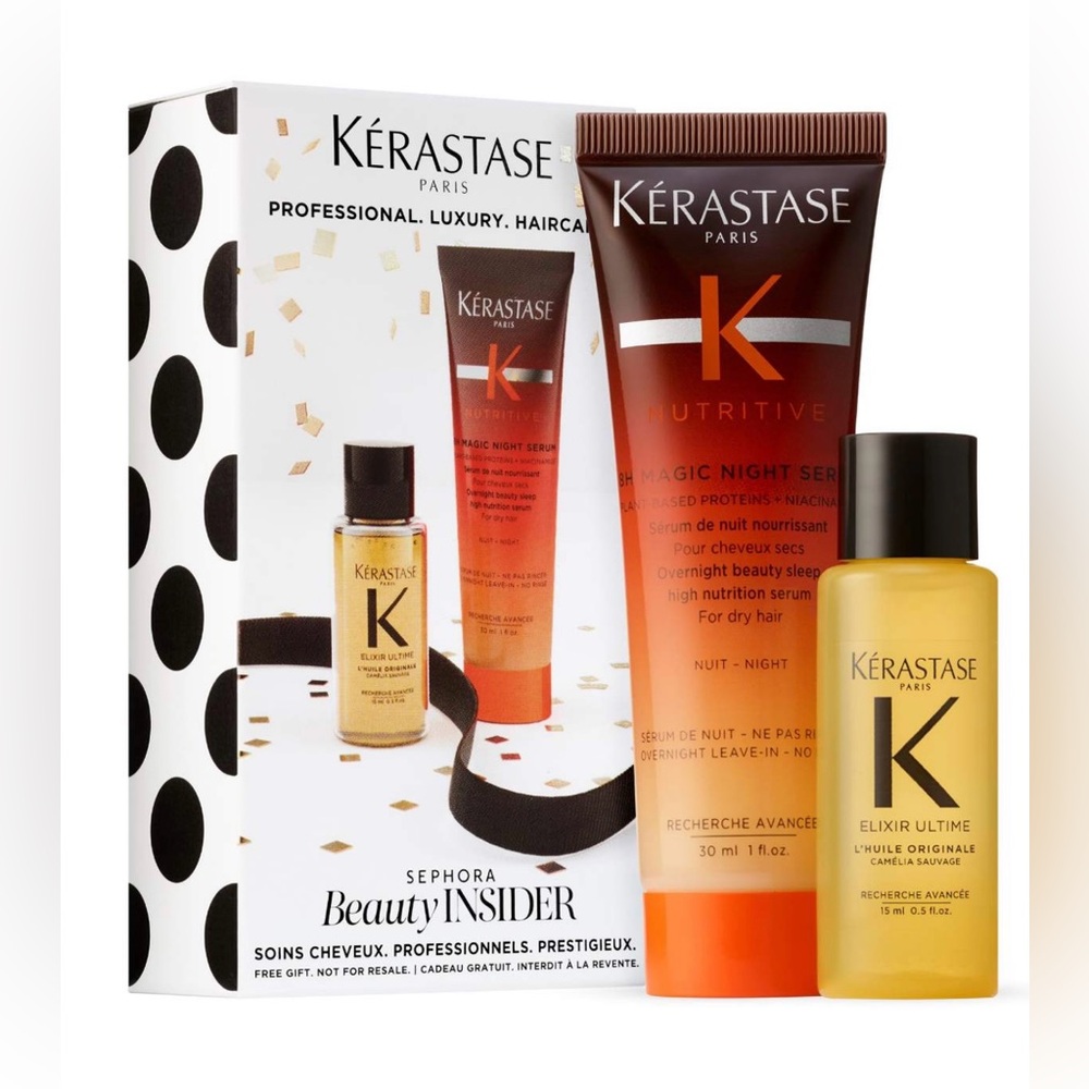 🆕Kérastase Elixir Ultime Hydrating Hair Oil ++ Nutritive 8H Magic Night Serum🆕